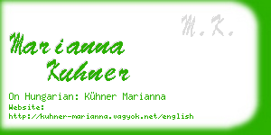 marianna kuhner business card